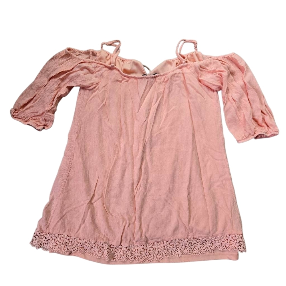 My Michelle Cold Shoulder Embroidered Mini Dress - Picture 4 of 8